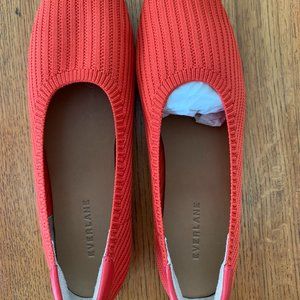 NWOT EVERLANE RED THE DAY GLOVE REKNIT FLATS